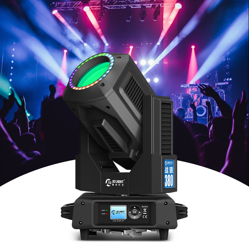 18R 380W BEAM LIGHT WITH RING(THE WOLF WARRIORS)