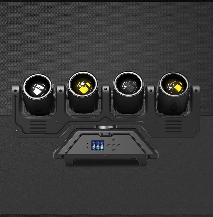 4x40W LED BEAM MOVING HEAD LIGHT WITH AUXILIARY LIGHT