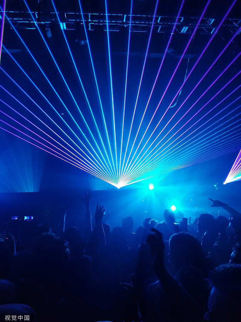 Waterproof Full color animation landmark laser light