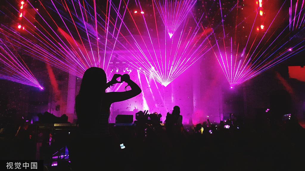 Waterproof Full color animation landmark laser light