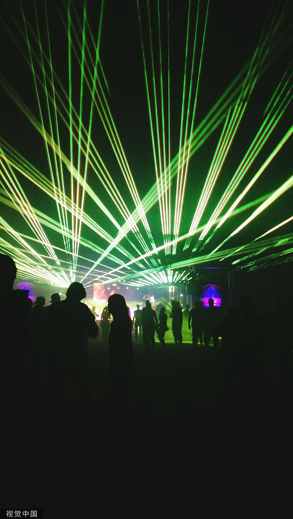 Waterproof Full color animation landmark laser light