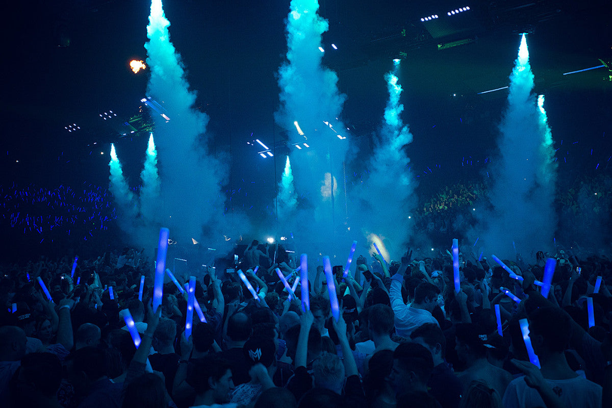 3000W 24pcs full color air column smoke machine