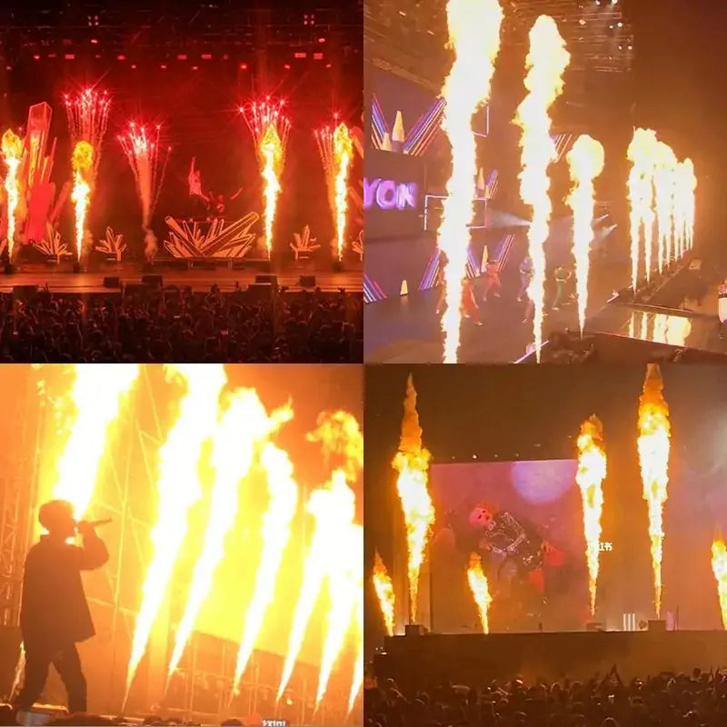 Hexagonal Fire Machine Stage Effect Equipment | JC LIGHT