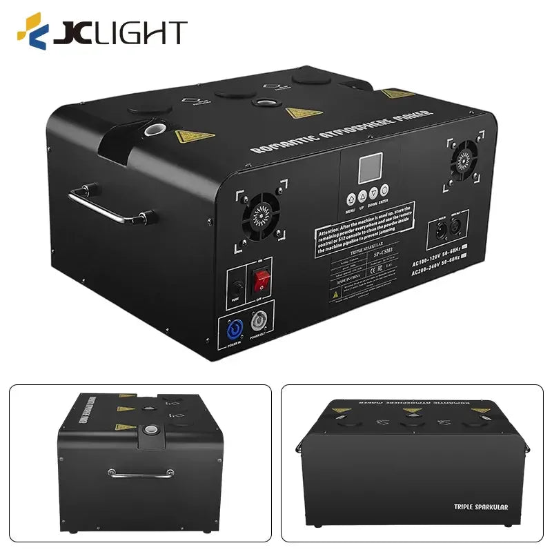 MACCHINA A SCINTILLA FREDDA A 3 TESTE