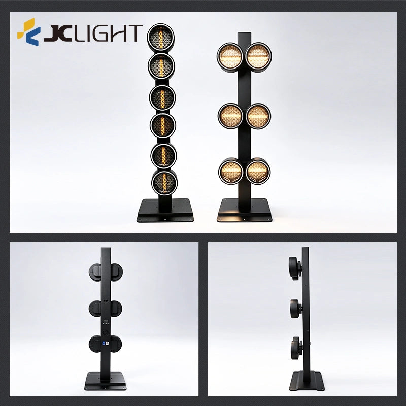 6PCS Rotating Round Retro Stage Light | JC LIGHT