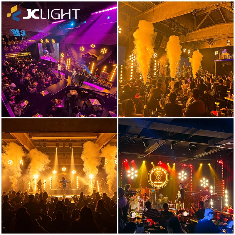 6PCS Rotating Round Retro Stage Light | JC LIGHT