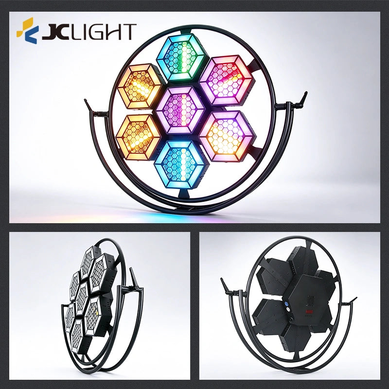 7PCS 3in1 Retro Stage Light With Auxiliary Light | JC LIGHT