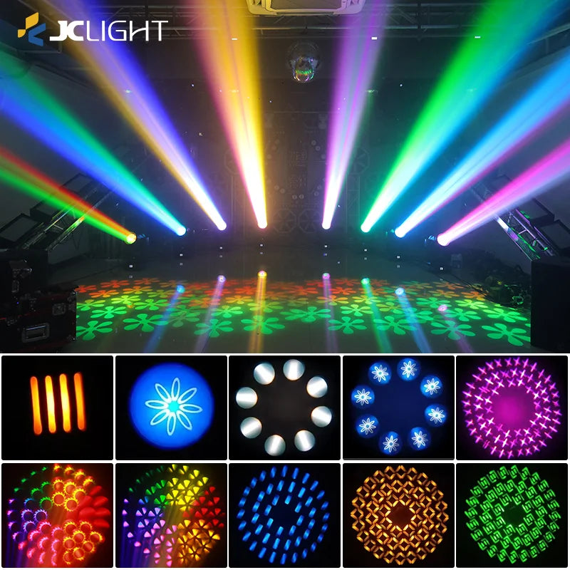 LASER BEAM MOVING HEAD LIGHT