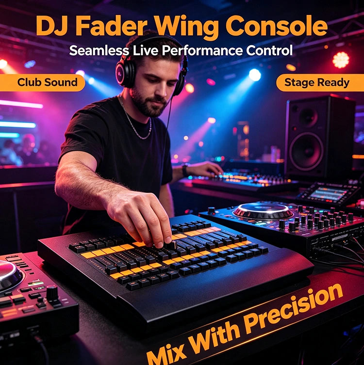 MA Fader Wing Lighting Console Controller With Flight Case | JC LIGHT
