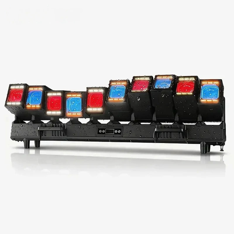 WATERPROOF 10x60W LED BEAM ZOOM MOVING HEAD LIGHT WITH AUXILIARY LIGHT