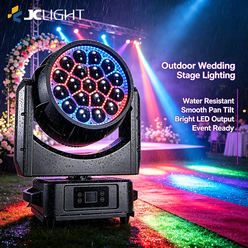 Waterproof 19PCS Matrix Wash Moving Head Light 80W 120W | JC LIGHT