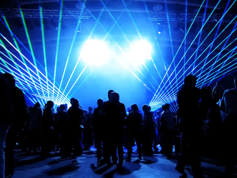 Waterproof Full color animation landmark laser light