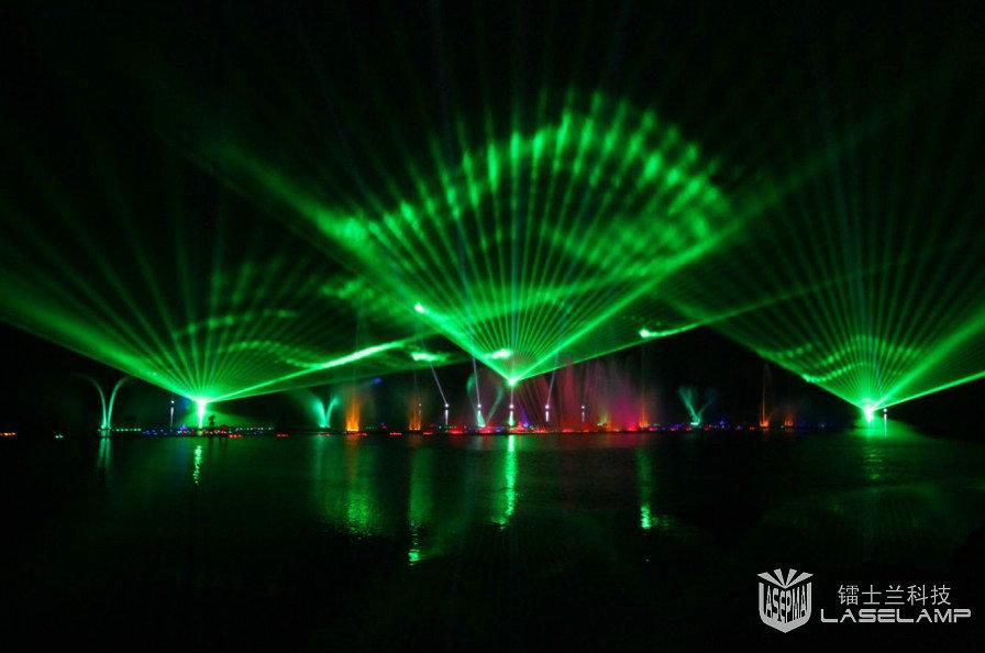 Waterproof Full color animation landmark laser light