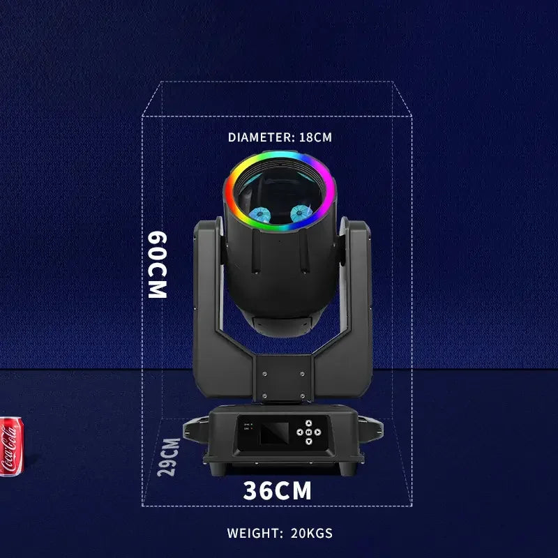WATERPROOF 380W BEAM LIGHT WITH LED RING(LIGHT WEIGHT)