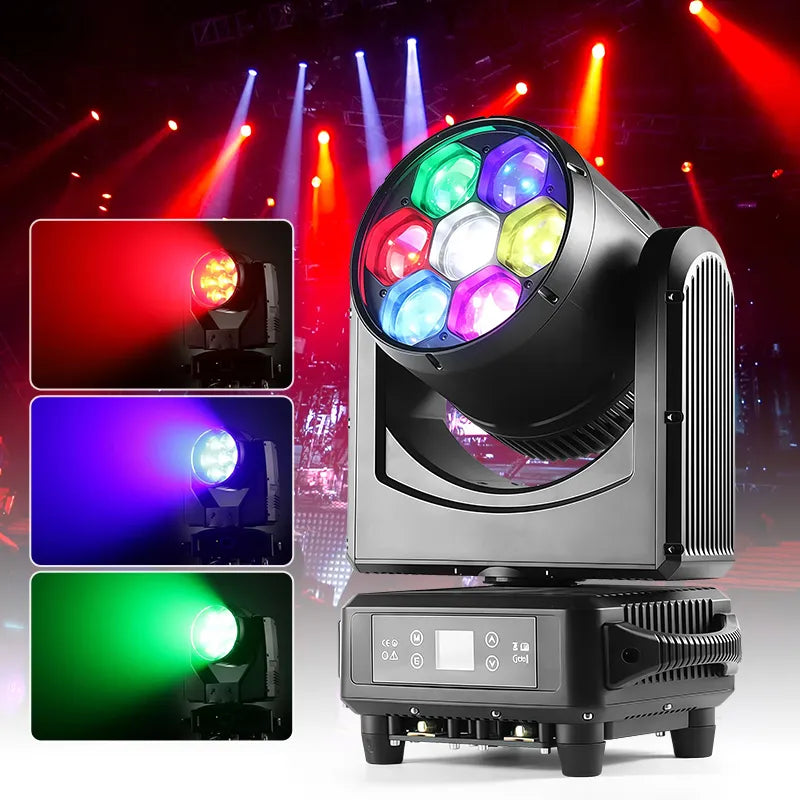 WATERPROOF 7 PCS LED BEE EYES MOVING HEAD LIGHT(WASP)