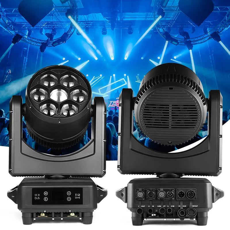 WATERPROOF 7 PCS LED BEE EYES MOVING HEAD LIGHT(WASP)