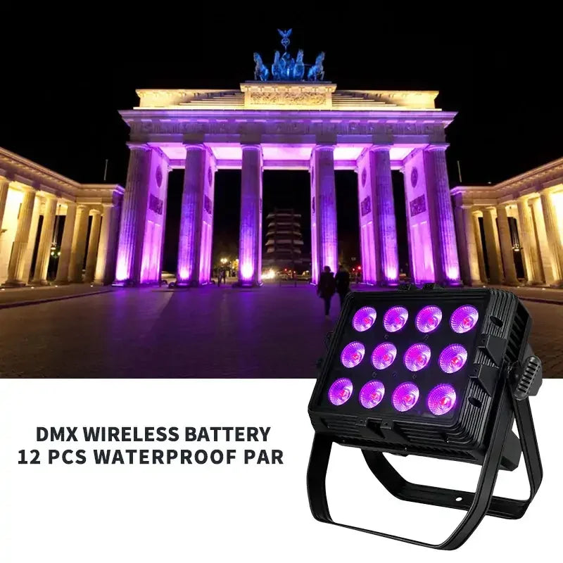 WATERPROOF WIRELESS BATTERY LED CITY COLOR LIGHT