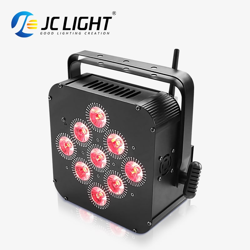 WIRELESS BATTERY DMX LED PAR UP LIGHT 6/9/12*18W Eternal Lighting cube Echo