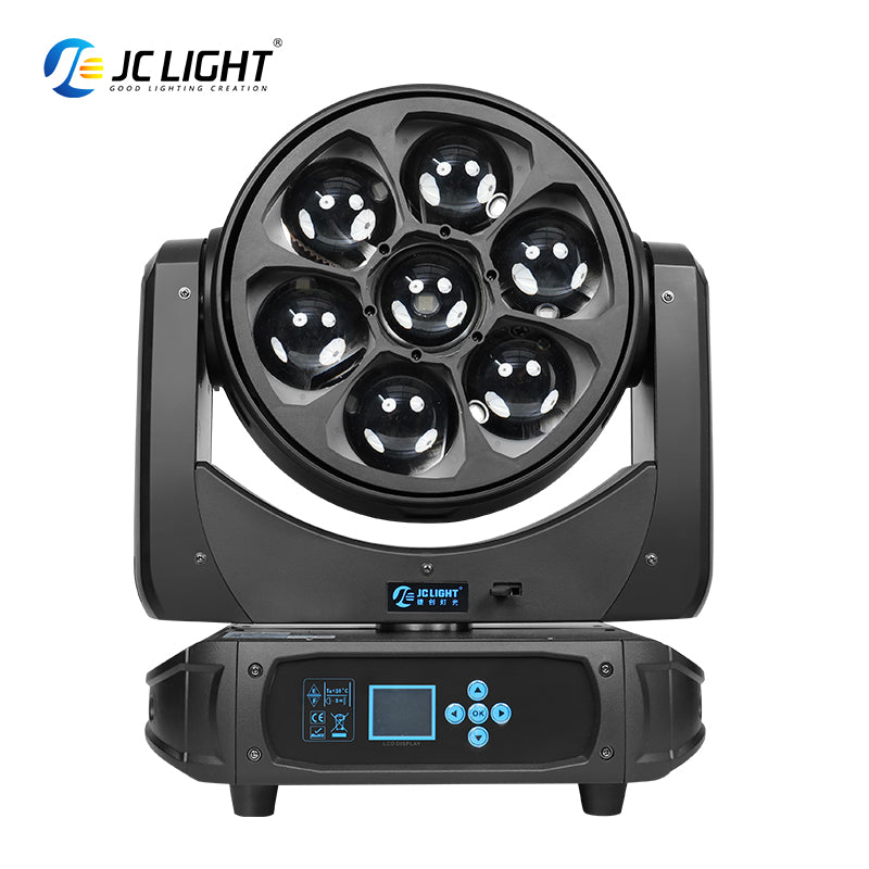 7PCS BEE EYES LED ZOOM MOVING HEAD LIGHT