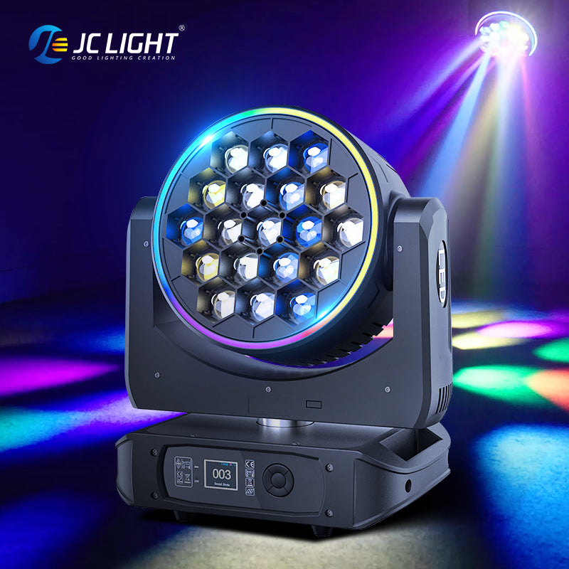 19*40w BEE EYE MOVING HEAD LIGHT WITH PIXEL CIRCEL