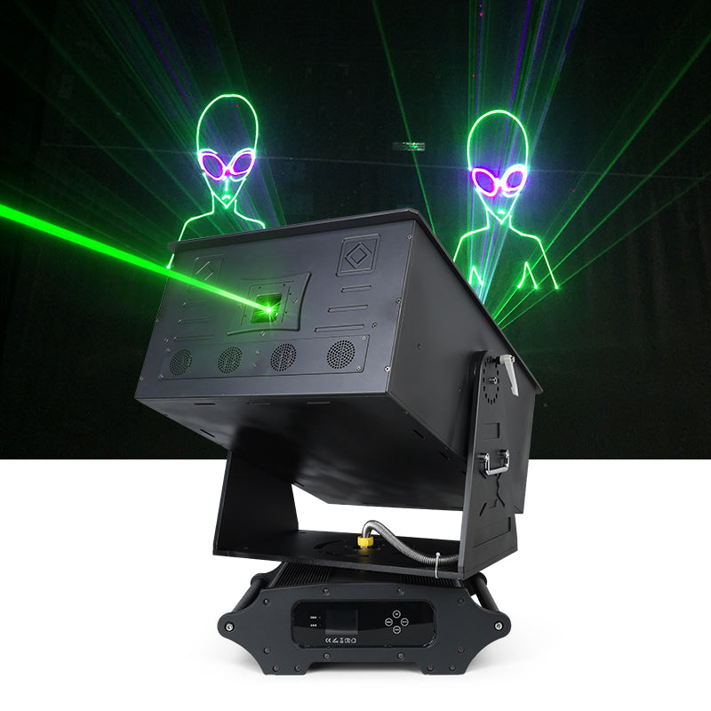 Waterproof Full color animation landmark laser light