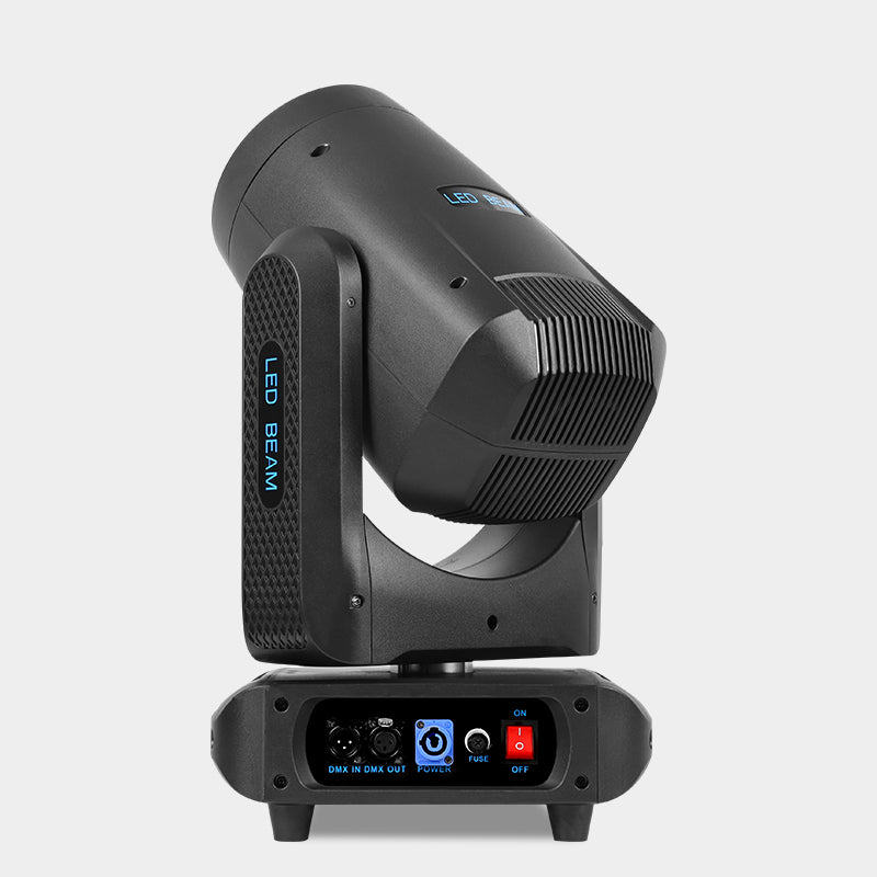 LED BEAM MOVING HEAD LIGHT WITH RING