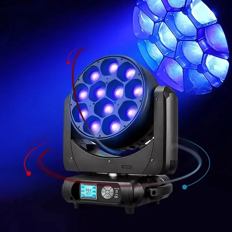 12*40W LED ZOOM WASH MOVING HEAD LIGHT