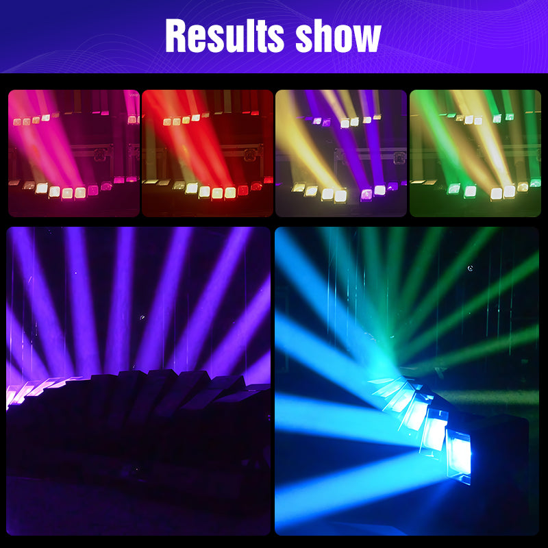 12X60W LED BEAM ZOOM MOVING HEAD LIGHT WITH AUXILIARY LIGHT