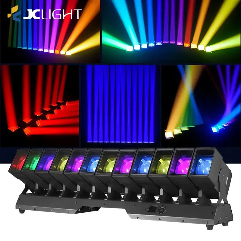 12PCS 60W LED Beam Zoom Moving Head Light | JC LIGHT