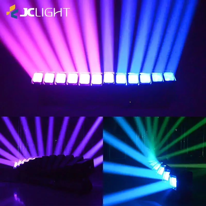 12PCS 60W LED Beam Zoom Moving Head Light | JC LIGHT