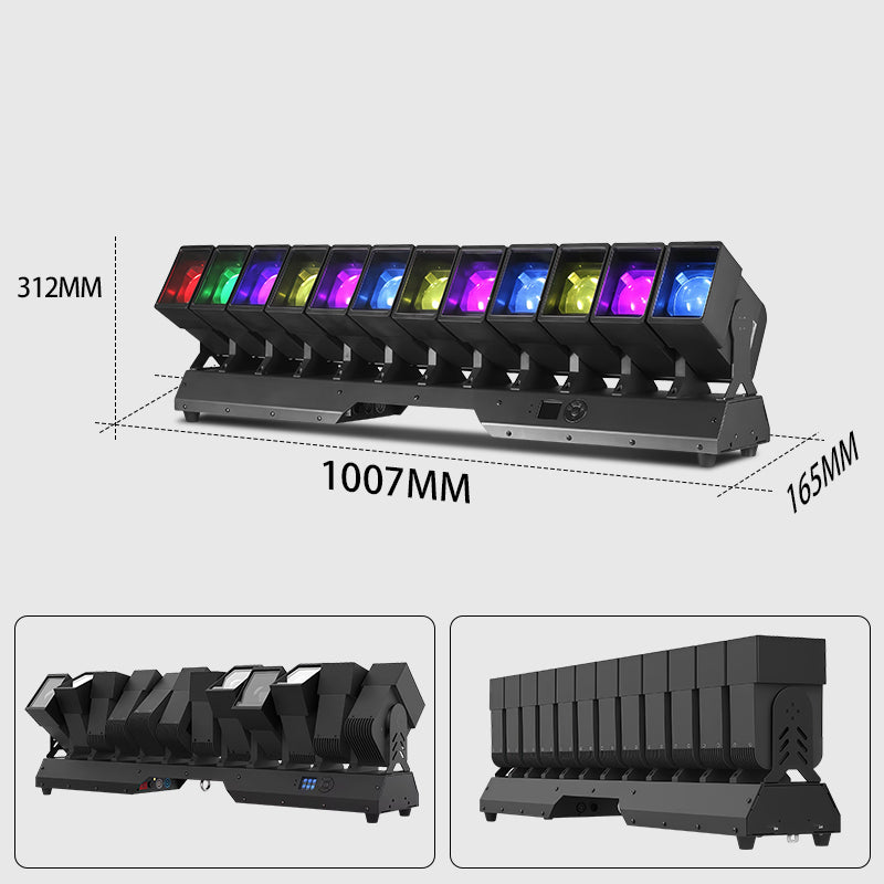 12X60W LED BEAM ZOOM MOVING HEAD LIGHT