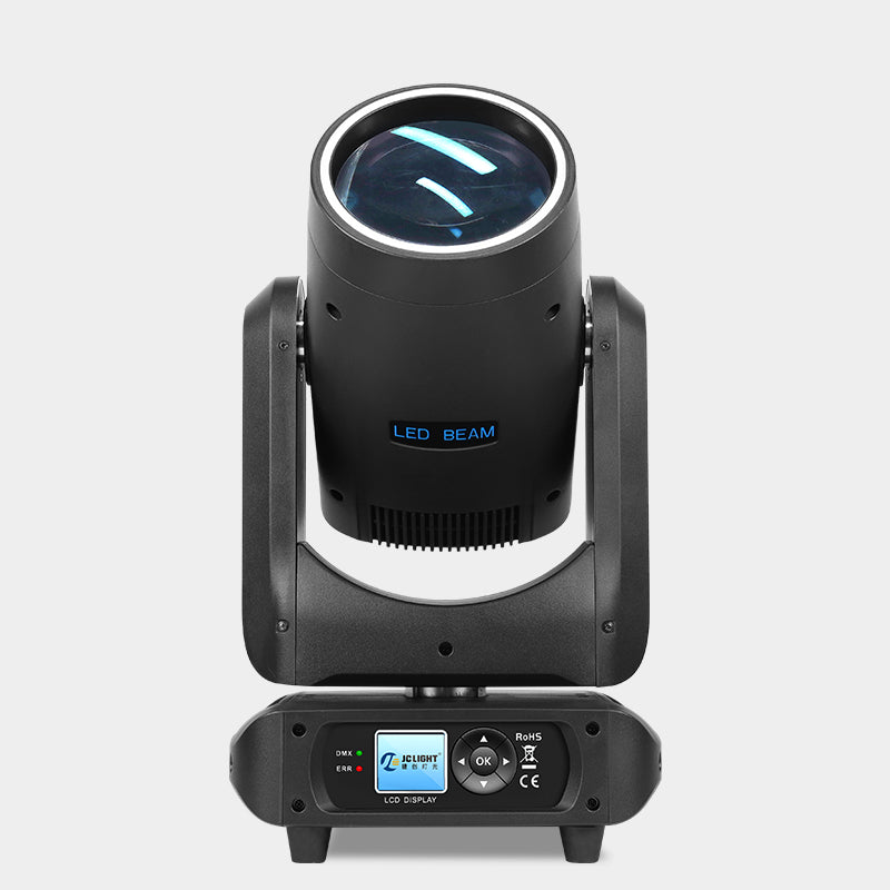 LED BEAM MOVING HEAD LIGHT WITH RING