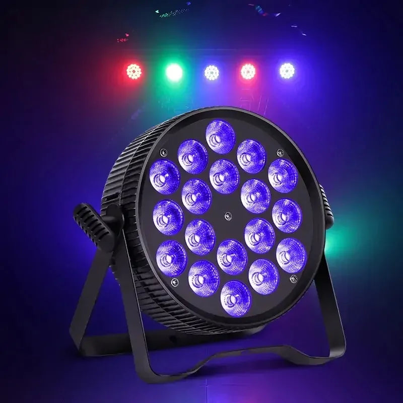 18PCS LED FLAT PAR LIGHT