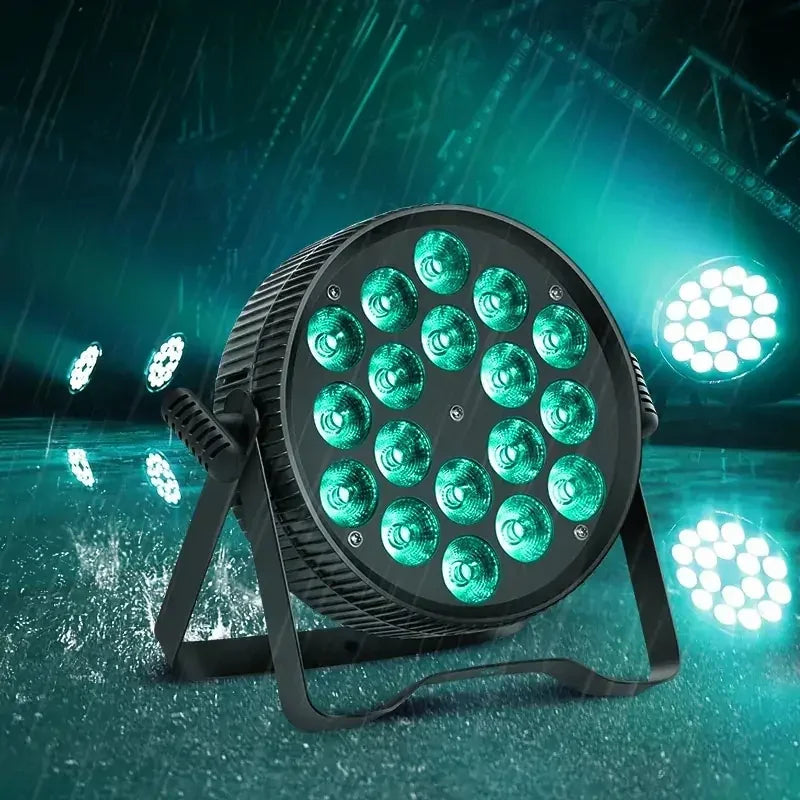18PCS LED FLAT PAR LIGHT