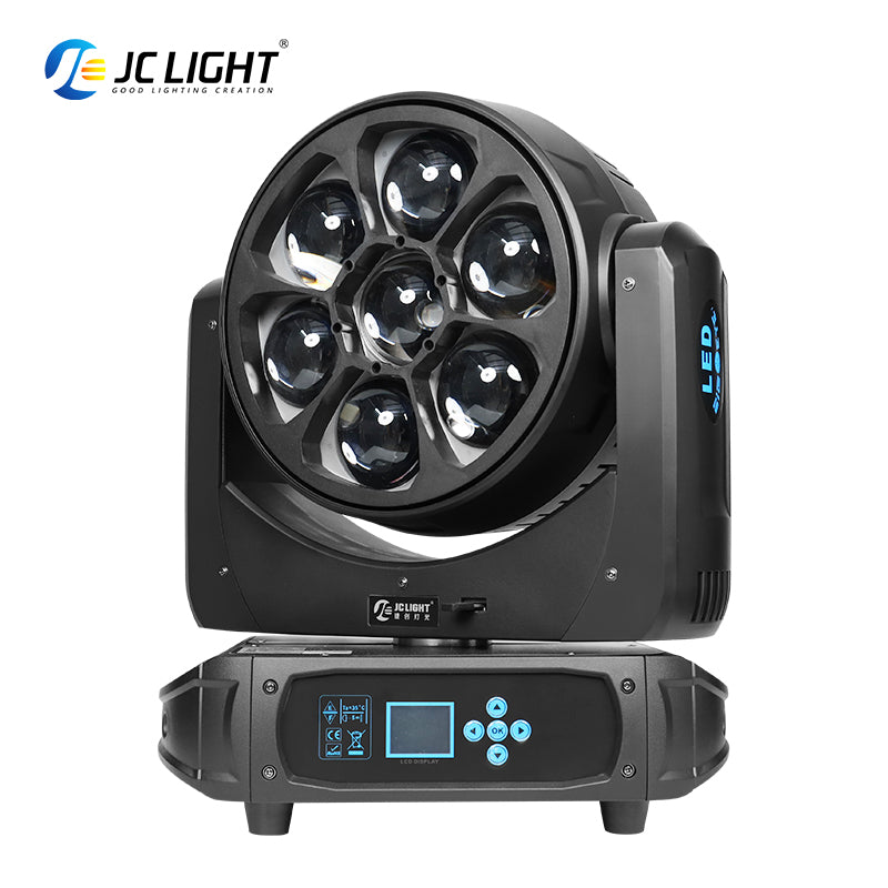 7PCS BEE EYES LED ZOOM MOVING HEAD LIGHT