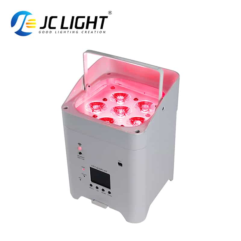 WIRELESS BATTERY DMX LED PAR UP LIGHT 4/6*18W Eternal Lighting cube Echo