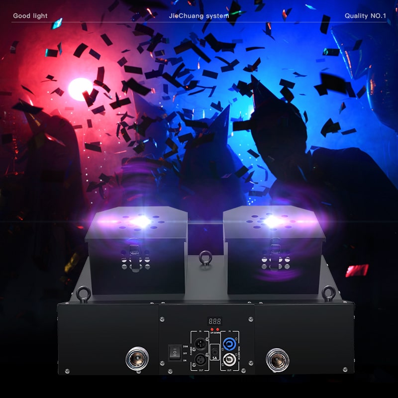 DOUBLE-HEADED SNOWSTORM CONFETTI MACHINE