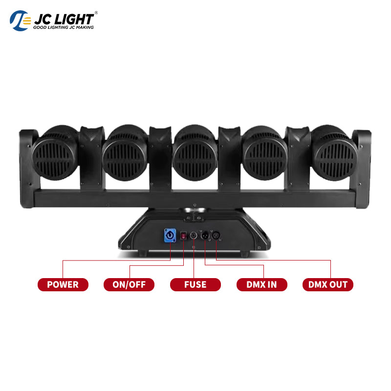 5x80W LED BEAM MOVING HEAD LIGHT