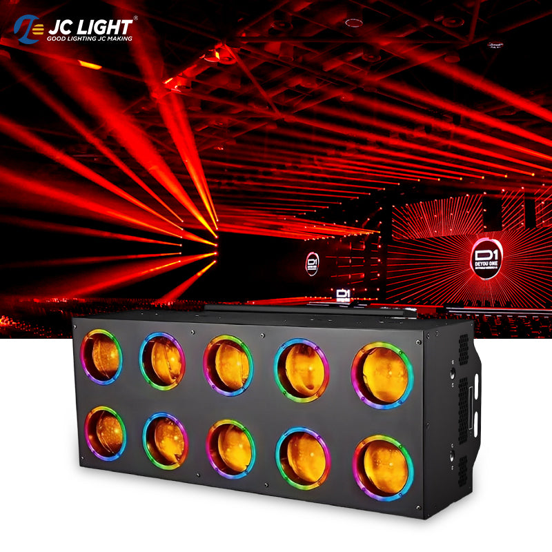 10x80W GOLDEN MATRIX LIGHT WITH AUXILIARY LIGHT