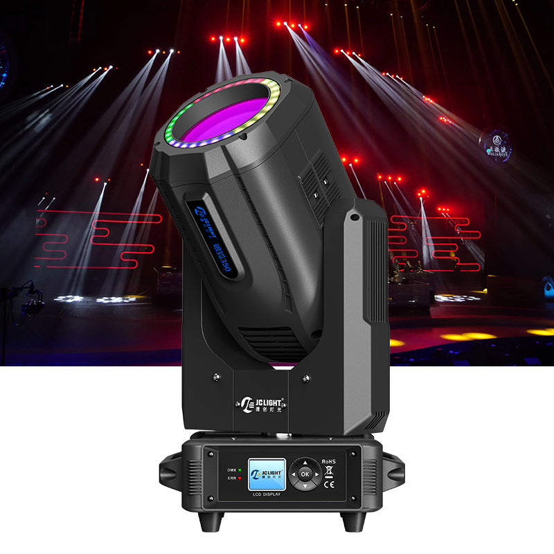 260W/295W BEAM LIGHT WITH LED RING(THE SILVER FOX)