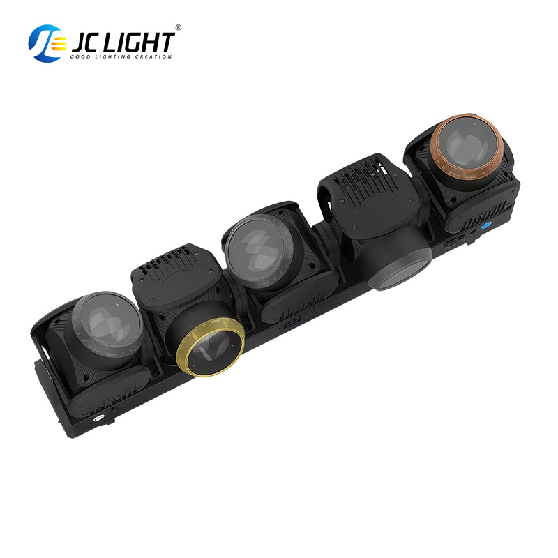 5 HEADS LED BEAM MOVING HEAD LIGHT WITH LED RING