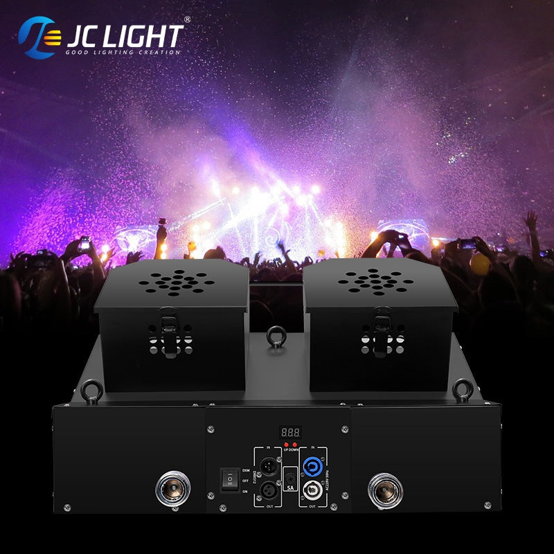 DOUBLE-HEADED SNOWSTORM CONFETTI MACHINE