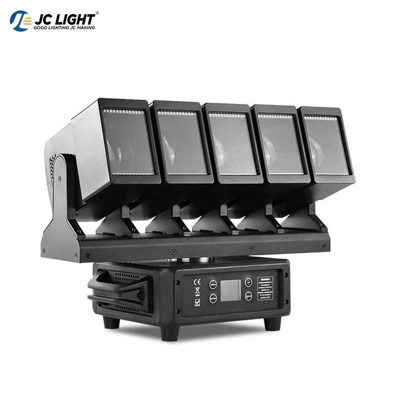 5x60W LED BEAM ZOOM MOVING HEAD LIGHT WITH AUXILIARY LIGHT