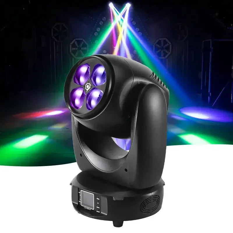 4PCS*40W BEE EYES LED ZOOM MOVING HEAD LIGHT