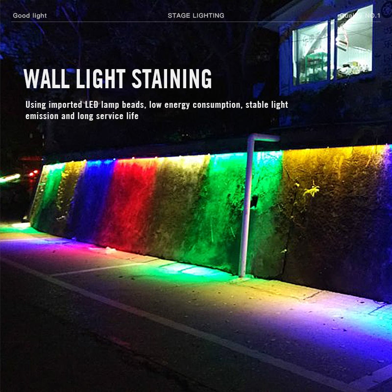 WATERPROOF WIRELESS BATTERY 18 LED WALL WASHER