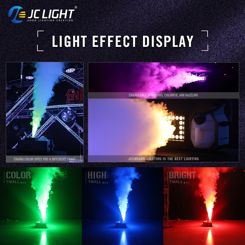 1500W RGBW/3000W 24PCS FULL COLOR AIR COLUMN SOMOKE MACHINE