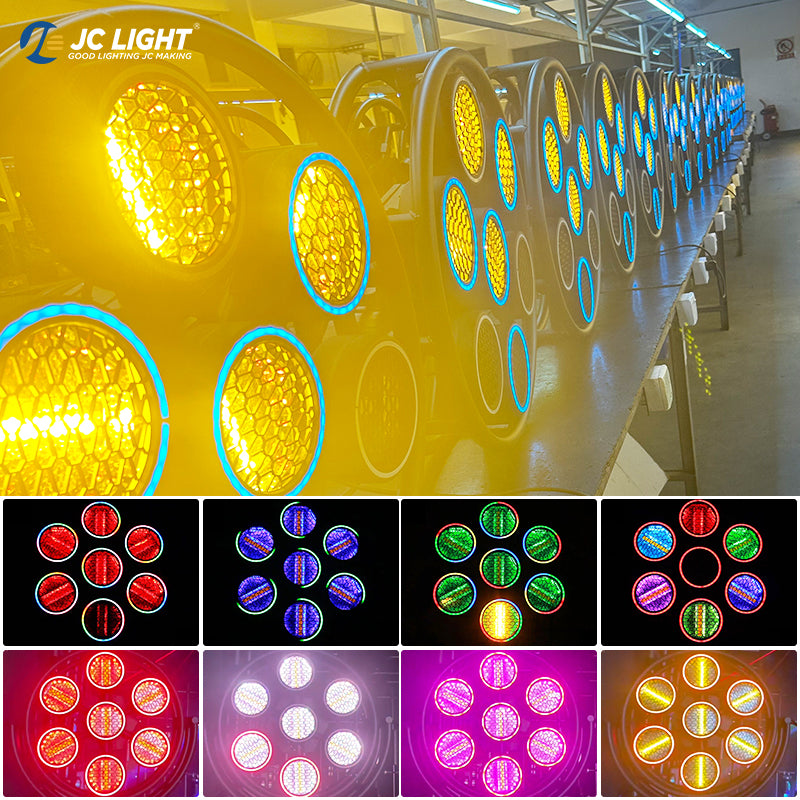 7PCS RETRO STAGE LIGHT