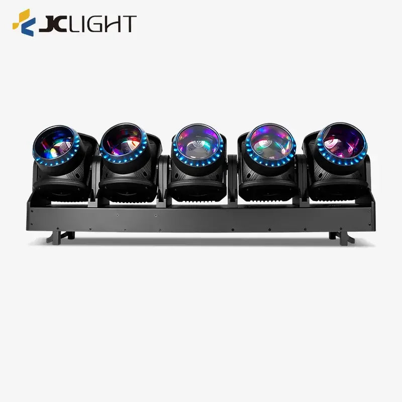 5 HEADS LED BEAM MOVING HEAD LIGHT WITH LED RING