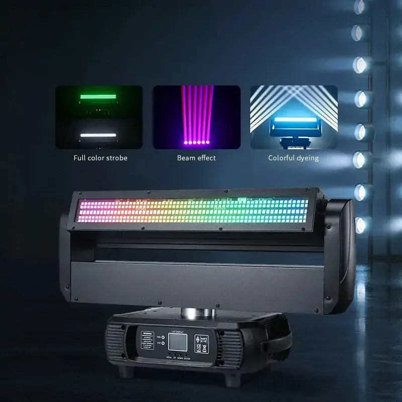 5x40W DOUBLE-SIDED BEAM+STROBE MOVING HEAD LIGHT