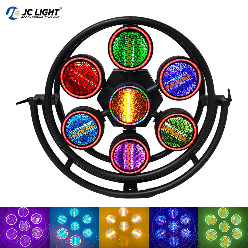 7PCS RETRO STAGE LIGHT